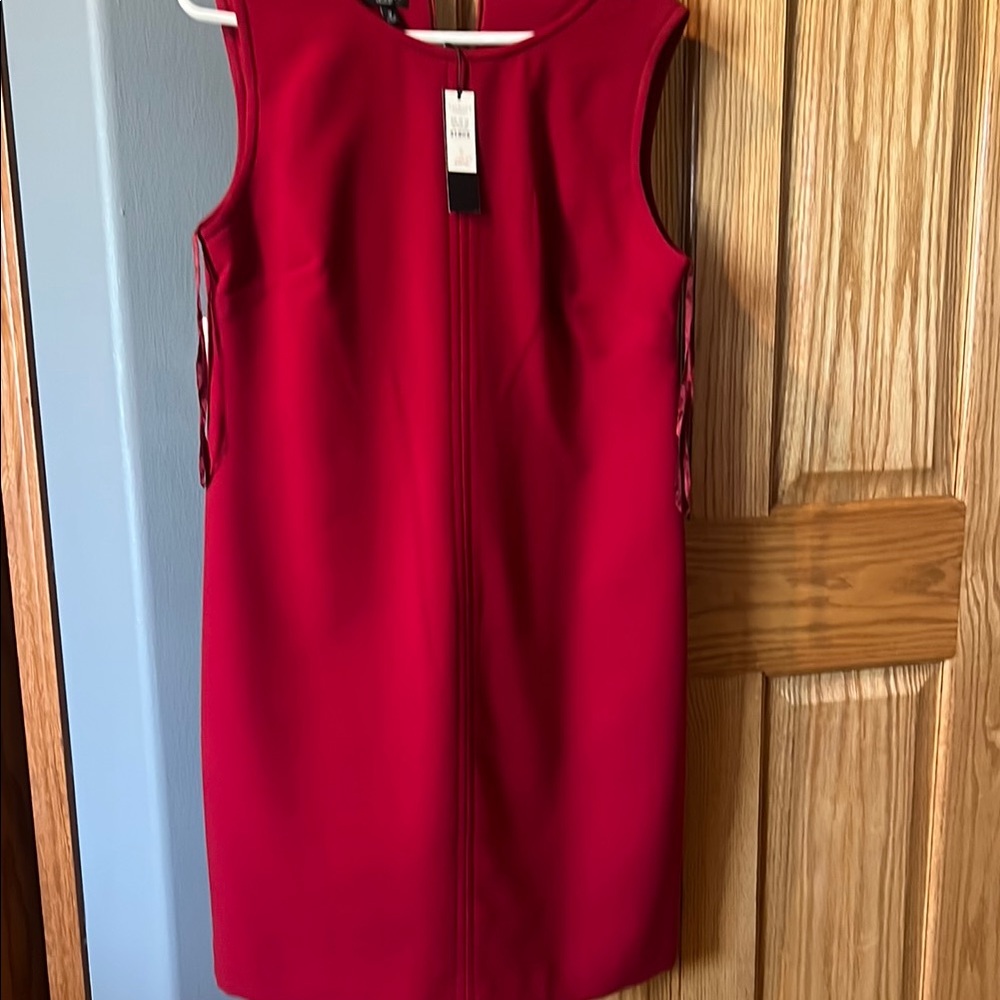 Elegant Red Sleeveless Dress